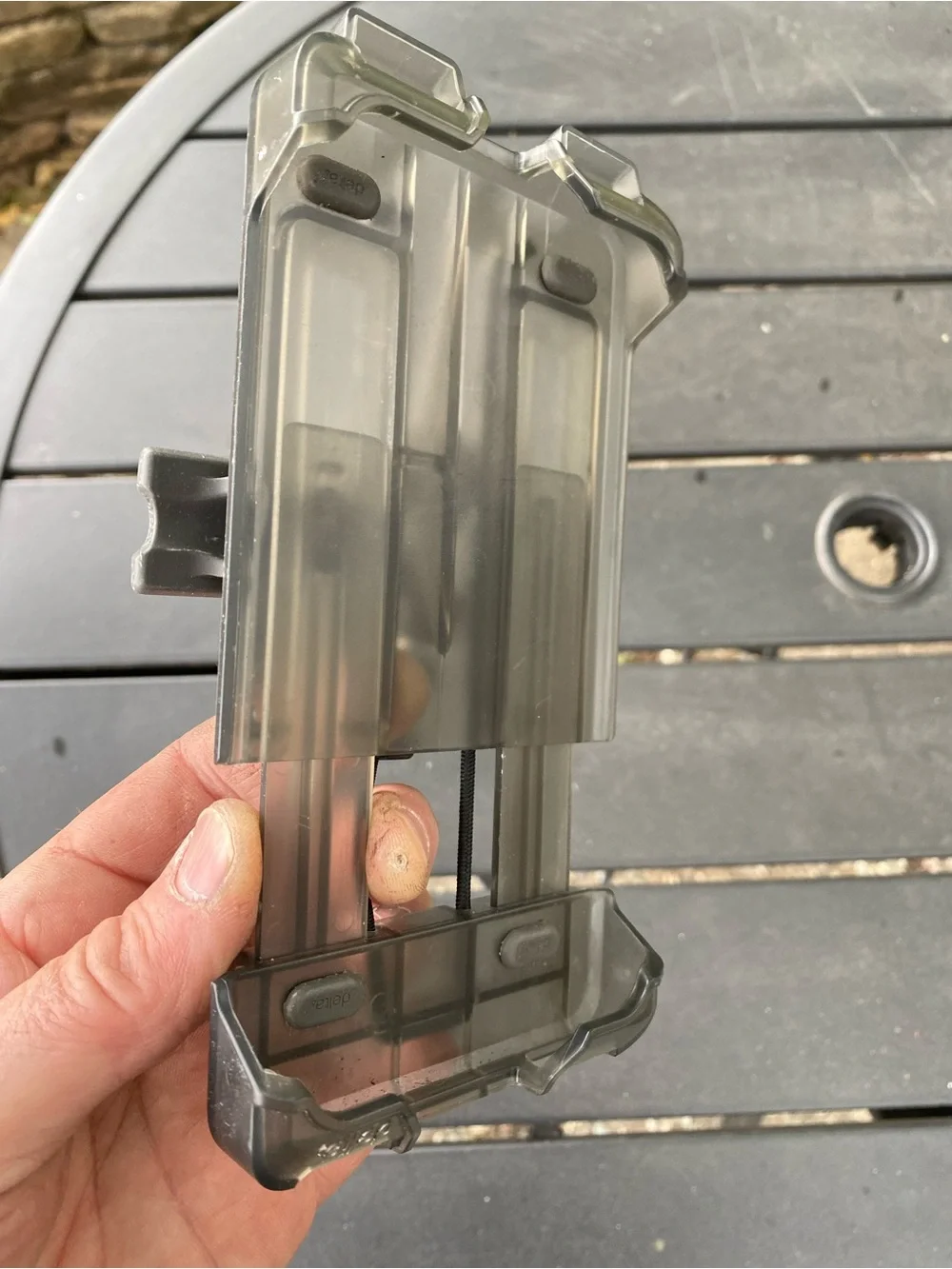 Clear Plastic Cell Phone Mount For Bicycle Handlebars